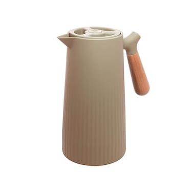 Imagem de Garrafa Térmica Wolff New Nórdica 1L Cabo de Madeira Isolamento Térmico Menta