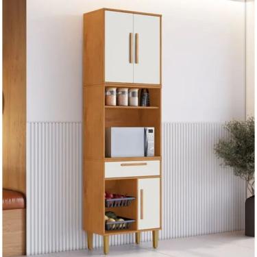 Imagem de Torre Quente Lorena C/ Fruteira Kaiki Móveis - Nature/Off