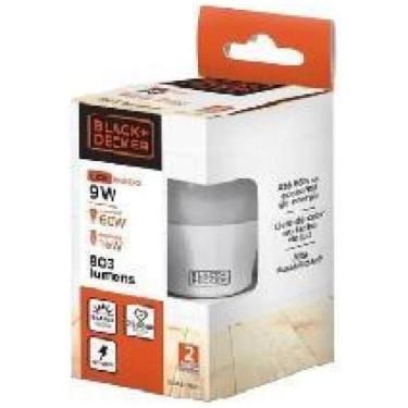 Imagem de Kit Lâmpada Bulbo Led A60 9W 6500K C/4 Unidades-Black Decker