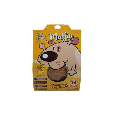 Imagem de Bolo Padaria Pet Muffin para Cães Sabor Banana 30g