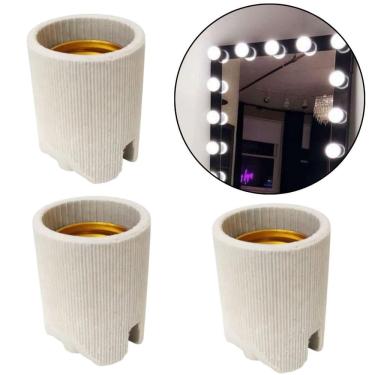 Imagem de Bocal Soquete De Porcelana Borne Embutido E27 03 Un