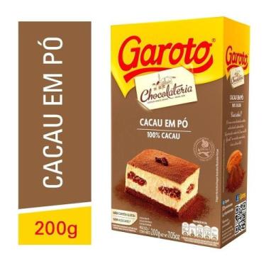 Imagem de Chocolate em Pó Garoto 100% Cacau 200g