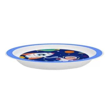 Imagem de Pratinho Raso Infantil Aventuras Astronauta Buba