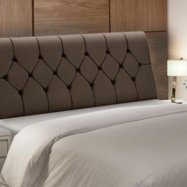 Imagem de Cabeceira Baú de Cama Box Madeira Estofada Solteiro Madri - D'Julia, M