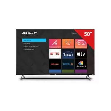 Imagem de Smart TV 50" 4K UHD AOC Roku TV 50U7045/78G