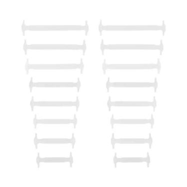 Imagem de Cadarços Elásticos De Silicone Unissex, 16 Peças, Sem Amarração, Faixa