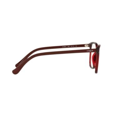 Imagem de Óculos de Grau Vogue VO 5256 2697 53 e Acetato Dark red