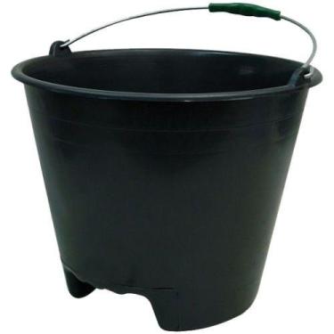 Imagem de Balde Plástico 12L Concreto Preto TERRAPLAST