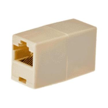 Imagem de Emenda Adaptadora  Cabo de Rede Internet RJ45 Rede X Rede - F&L