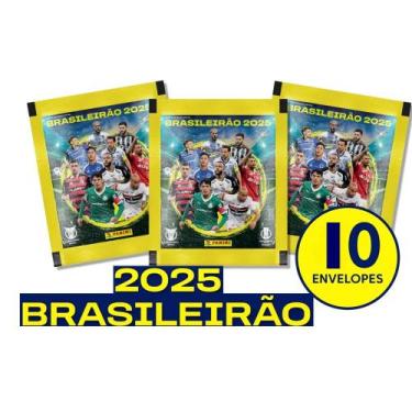 Imagem de Kit 50 Figurinhas Brasileirão 2025 Panini Em 10 Envelopes