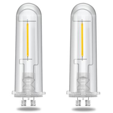 Imagem de enwant Lâmpadas solares, peças de reposição para ambientes externos, lâmpadas de baixa tensão de 3 V para caminho solar, jardim, paisagem, gramado, passarela, luzes IP65 à prova d'água, pacote com 2