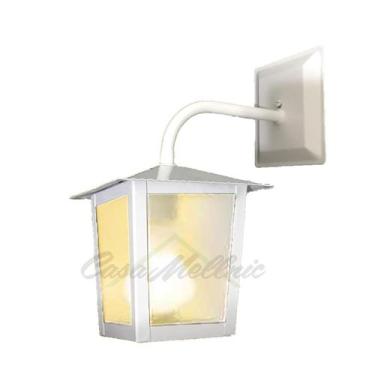 Imagem de Arandela Colonial Quadrada Pequena Ideal L-2-B Branca - Ideal Iluminaç