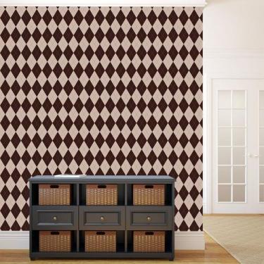 Imagem de Papel de Parede Adesivo - Losangos - 036ppd - Allodi