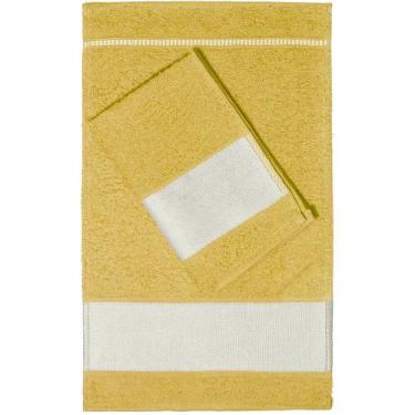 Imagem de Lavabinho Barra Transfer Para Sublimação 24X38cm ENGOTEX, Amarelo ouro