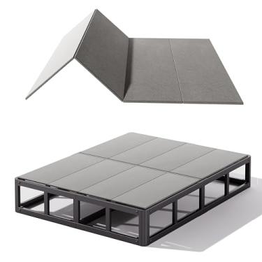 Imagem de RLDVAY Bunkie Board completo (54 x 75), melhora o conforto e suporte 8 mm (espessura), prancha de bunky para colchão/cama, minimização de ruído, pranchas de cama fáceis de montar para suporte sob o