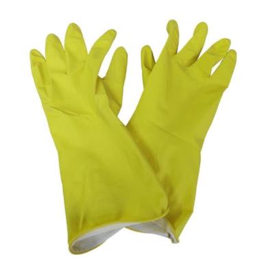 Imagem de Luva latex  para limpeza  leve  amarela p - VABENE