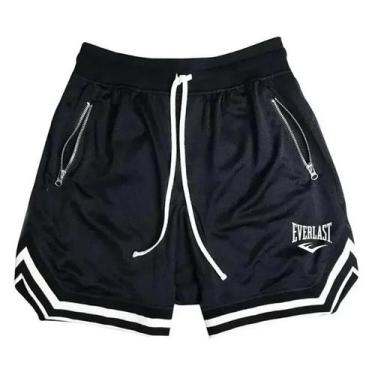 Imagem de Shorts De Basquete Masculinos De Verão, Casuais, Respiráveis, De Malha