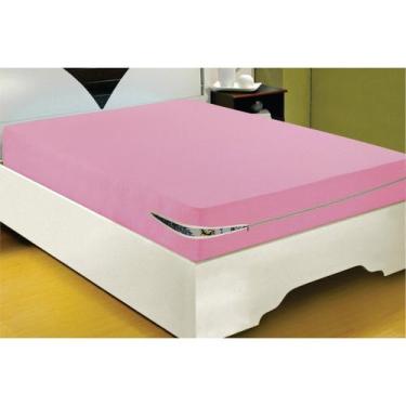 Imagem de Capa De Colchão Malha Gel Queen - Enxovais Realeza, Rosa
