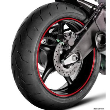Imagem de Faixa Refletiva De Roda Para Moto Aro 14 15 16 17 18 19 20 21 - 5mm - 