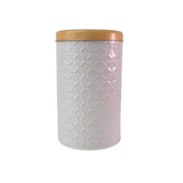 Imagem de Kit Latas Organizadoras Decorativa 2 Potes Porta Mantimento - AMIGOLD,