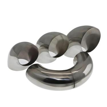 Imagem de Conexão De Tubo Sanitário Em Aço Inoxidável Com Curva De 90 Graus Para