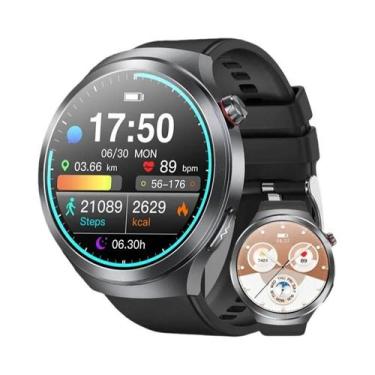 Imagem de Relógio Inteligente Masculino Com ECG E PPG, Tela AMOLED, Monitorament