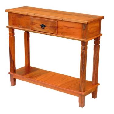 Imagem de Aparador 1 metro Madeira de Demolição Peroba Rosa 1 Gaveta 1 Prateleir