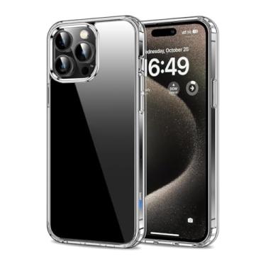 Imagem de Capa Capinha Clear Case Space X Rígida Anti Amarelamento Resistente Para iPhone (iPhone 15 Pro)