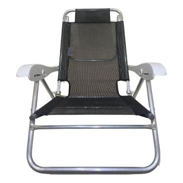 Imagem de Cadeira Reclinavel Preguiçosa Sanete Ronchetti 120 Kg 05 Pos