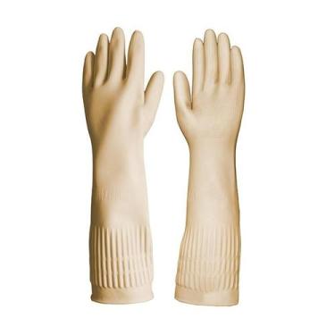 Imagem de Luva latex ranhurada c.longo 10 im - IMBAT