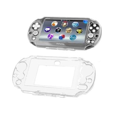 Imagem de Case Acrílico Protetor Transparente para PS Vita Slim 2000, Compatível com PlayStation PCH-2000, 18.8 x 9.3 cm