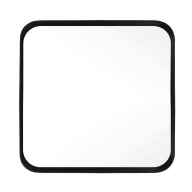 Imagem de Espelho Decorativo Urban Preto 50X50Cm Quadrado Cantos