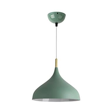 Imagem de CHENKUI Lustres lubrificados a óleo, abajur com acabamento metálico, minimalista, cabeça única, luminárias de teto E26/E27, luzes de sala de jantar estilo japonês industrial para sala de jantar e