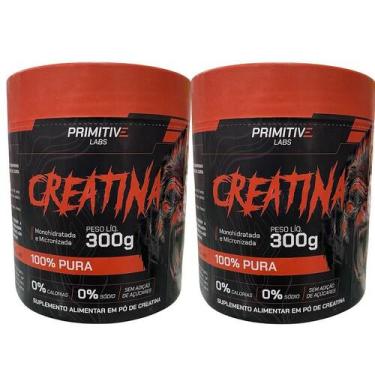 Imagem de CREATINA 100% PURA 2X300G - PRIMITIV LABS - Suplemento de Creatina Mon