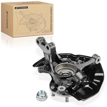 Imagem de A-Premium Junta de direção dianteira direita e conjunto de cubo de rolamento de roda compatível com Dodge Caliber 2007 2008 2009, 2,4L, lado do passageiro