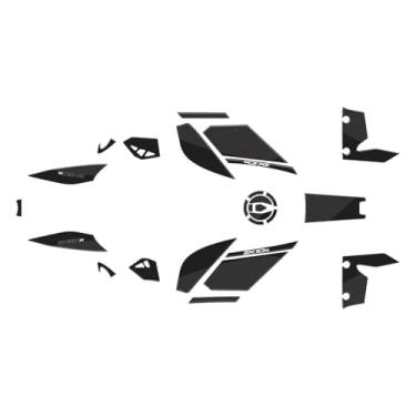 Imagem de Kit Protetor Adesivo Compatível Com ZX 10R 2020