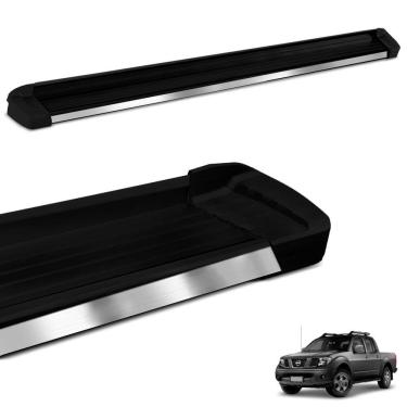 Imagem de Estribo Lateral Frontier 2008 a 2016 G3 Aluminio Preto Frent