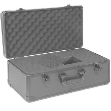 Imagem de Mala de transporte OUUTMEE de 20 polegadas com espuma e alumínio perso