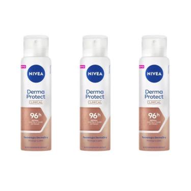 Imagem de Kit 3 Antitranspirante Nivea Derma Protect Clinical 150 Ml