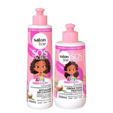 Imagem de Hidratação Kids SOS Cachos Kit com Ativador e Creme de Pentear 300ml S