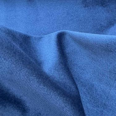 Imagem de Tecido Suede Azul Marinho Para Poltrona Puff Cabeceira Estofados Decoração T02 Metro - Lyam Decor