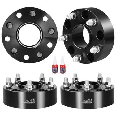 Imagem de EZISOE Espaçadores de roda de 5 x 13,5 cm para Ram 1500 2012-2018, espaçadores de roda 5x139,7 7 77,8 mm Hubcentric com pino de 14 x 1,5