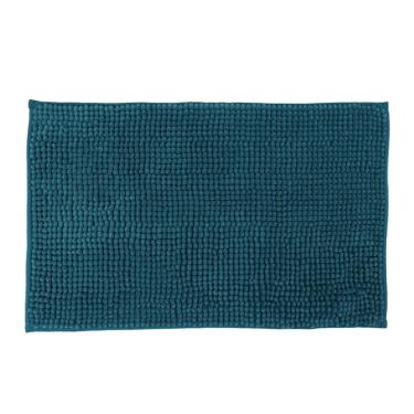 Imagem de Tapete de Banheiro Bolinha Antiderrapante Azul Claro 58x38cm