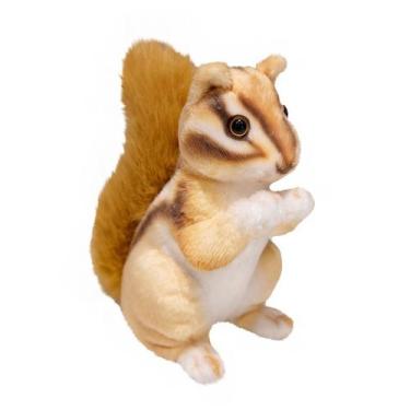 Imagem de Brinquedo de pelúcia Realistic Chipmunk Stuffed Squirrel de 23 cm para