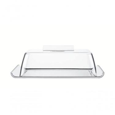 Imagem de Manteigueira Retangular Tramontina Quadrata Em Aço Inox Com Tampa Transparente