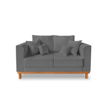 Imagem de Sofá Viena Beny 2 Lugares Linho Grafite