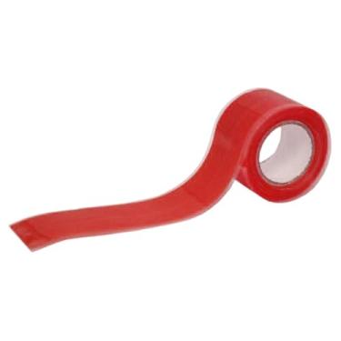 Imagem de Deevoka Caiak Paddle Paddle Fita fita adesiva Fita de silicone Faixa de vedação para pesca Equipamento de ginástica Dragon Boat Canoe, Vermelho