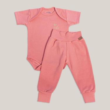 Imagem de Conjunto Body Basic Manga Curta e Mijão Abraço Feminino - 2 Peças Linh