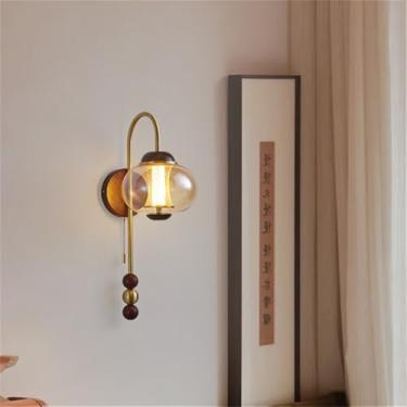 Imagem de Luminária de parede contemporânea LED estilo retrô americano para sala de estar, quarto, escritório, casa de campo, hotel, escada, corredor (Estilo 9)