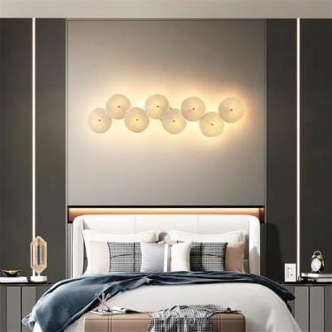 Imagem de Luminária de parede contemporânea em cerâmica com flor de rosa, LED, estilo campestre francês, criativa, para sala de estar, restaurante, quarto, menina, casa de campo, corredor, cabeceira (